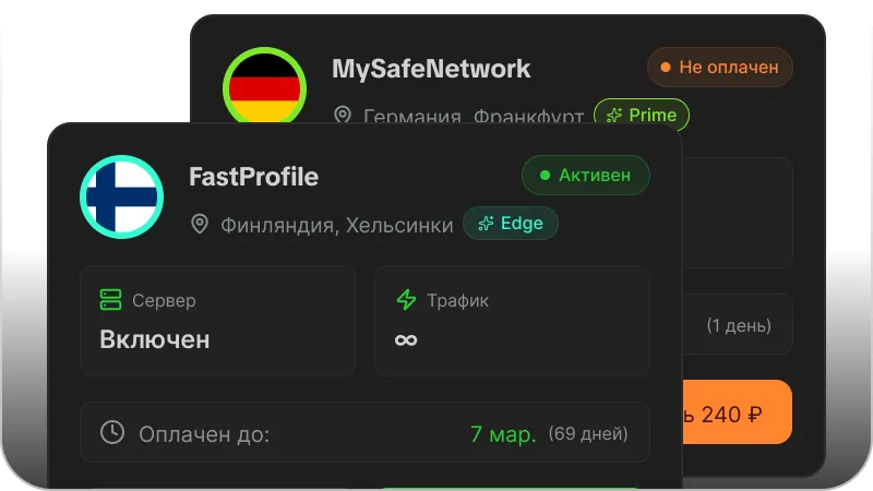 Профили в действии