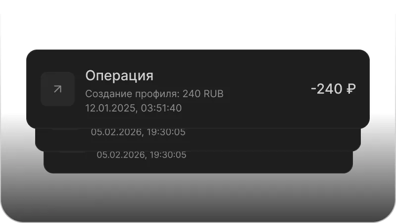 Профили в действии